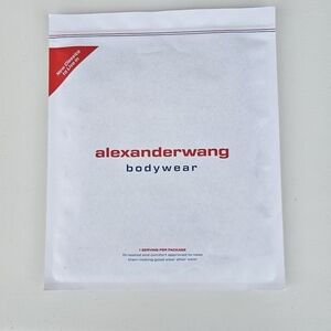 Alexander Wang solid mesh long-sleeve crew-neck tee size XS